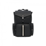 Bally Raidės Logotipas Didelės Talpos Dryžuotas Užrakto Sagtis Kuprinė Vyri&scaron;ka Kuprinė Juoda 6303962 Basic Set (Bag+Dust Bag)