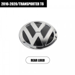 Automobilio priekinės grotelių emblema, galinio bagažinės dangčio lipdukas-dekoracija, skirtas Volkswagen Transporter T6 2016 2017 2018 2019 2020, aksesuaras