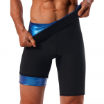 Vyrai Sauna Sweat Trumpos kelnės Hot Thermo Antblauzdžiai Pilvo kontrolės &scaron;ortai Gym Fitness Treniruočių &scaron;ortai Formuojantys drabužiai Sauna Kostiumas Body Shaper Lieknėjantis apatinis trikotažas 2XL/3XL juoda/mėlyna