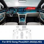 Automobilio skaidri TPU apsauginė nuo įbrėžimų plėvelė, i&scaron;pjauta navigacijos prietaiso ekranui LHD RHD, skirta BYD Seal U/Sealion 6/Song Plus DM-i EV 2026-2026