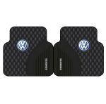 T23-Automobilio grindų kilimėliai Auto pėdų kilimėlio apsauga Kilimas Priekiniai ir galiniai kilimėliai Volkswagen VW GTI Rline R Golf Polo Passat Magotan Tiguan black