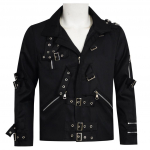 Michael Jackson Unisex Punk Sceninė Striukė Muzikos &Scaron;ou Ir Renginiams M black