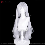 95cm Frierenn Cosplay Perukas Sidabrinės Baltos Spalvos Perukai Kar&scaron;čiui Atsparūs Sintetiniai Plaukai Moteri&scaron;kiems Kostiumams Anime Cosplay Perukas Helovinas One Size white