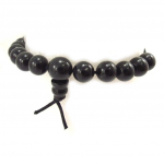 Les Tr&eacute;sors De Lily [K3061] - Bracelet cr&eacute;ateur 'Min&eacute;ralia' noir