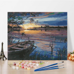 Menas &bdquo;Pasidaryk pats&ldquo; Tapyba pagal skaičius Deimantinė tapyba Pomėgiai Namų dekoras Aliejinė tapyba Skaitmeninė aliejinė tapyba Skaičių tapyba 40x50cm no frame