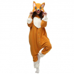 Žiemos suaugusiems gyvūnams Mike Duck Onesies Ryklys Katė Lapė Pižama Beždžionė Animaciniai Kostiumai Kombinezonai Kalėdiniai gobtuvai XL