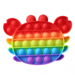 Jutiminis žaislas &bdquo;Stumiamas burbulas Fidget&ldquo; Autizmo specialiųjų poreikių stresą mažinantis žaislas, mažinantis kompresiją