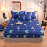 Medvilninis mink&scaron;tas patalynės užvalkalas, čiužinio užvalkalas, storas dygsniuotas lovatiesis, elastingas paklodės. 200*220cm