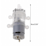 DC 6V-12V atsparumas auk&scaron;tai temperatūrai 100 laipsnių Celsijaus mini mikro vandens siurblys diafragma vandens siurblys vakuuminis siurblys 1pcs