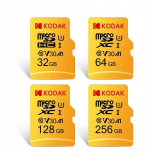 &bdquo;Kodak&ldquo; atminties kortelė didelės spartos 100 MB/s 32 GB A1 klasės 10 UHS-I &bdquo;Micro SD&ldquo; kortelė V30 U3 TF, skirta fotoaparato i&scaron;maniojo telefono žaidimui U3 256GB
