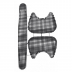 Pažastys Krep&scaron;ys Tinklinis Mezgimas Pamu&scaron;alas Audimas Plastikinis Tinklinis lak&scaron;tas Priedai Aksomas