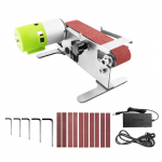 Horizontalus mini diržinis &scaron;lifuoklis elektrinis &scaron;lifavimo poliravimo &scaron;lifavimo įrankis &scaron;lifuoklis UK Plug & With Standard Accessory Kit