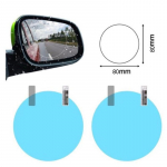 2 vnt./komplektas Automobilio galinio vaizdo veidrodėlis nuo lietaus plėvelės Automobilio lango veidrodžio automobilio priedai 80mm x80mm