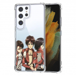 Anime Japan Attack On Titan telefono dėklas, skirtas Samsung S10 S20 Fe S21 S22 S8 S9 Plus S21ultra S22ultra smūgiams atsparus Fundas galinis dangtelis Samsung S22 Plus