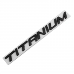 Automobilio modifikacija Sharp World Explorer TITANIUM Anglų metaliniai automobilio kėbulo lipdukai bagažinės uodegos etiketės raidžių lipdukai juoda