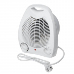 Ne&scaron;iojamas elektrinis erdvinis &scaron;ildytuvas su termostatu, 2000 W saugus ir tylus dvigubos paskirties &scaron;ildytuvo ventiliatorius, skirtas naudoti biuro kambaryje, stalas viduje