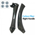 Kairiųjų de&scaron;inių vidinių durų vidinė rankena su rankenos dangtelio apdaila, skirta BMW 3 serijos E90 E91 E92 316i 318i 320i 325i Black Left