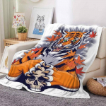 Nuožmios tigro temos flanelinė antklodė Mink&scaron;ta lengva &scaron;ilta svetainė miegamojo lova sofa sofa vaikams suaugusiems dovanos 150*200cm
