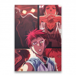medžio masyvo rėmas Akashi Seijuro i&scaron; Kuroko No Basuke Anime Canvas Namų dekoras Tapyba Sienų Menas Dekoravimas Spaudiniai Bendrabučio Svetainės Miegamojo Plakatas 15*20cm(with frame)