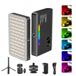 Andoer Y140 RGB LED vaizdo lempučių rinkinys Ki&scaron;eninis vaizdo konferencijų ap&scaron;vietimas CRI95+ 2500K-9000K pritemdomas 26