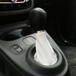 Car Gear Hand Brake Dust Cover Parking Brake PU Leather Protector Interior Decor For New Smart 453 fortwo forfour balta