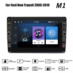 8 colių radijas 2 din Android automobilinė GPS navigacija, skirta Ford New Transit 2009-2019 su mygtuko rankenėle Multimedijos grotuvas Stereo Audio Auto 1+32GB
