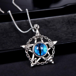 RUI RUI YU kūrybingi spalvingi &scaron;vytintys velnio akių kaklo pakabukai vyrams Madingi fluorescenciniai Maigc Dragon Eye karoliai Valentino dienos dovana 1 PC