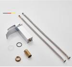 Mai&scaron;ytinis &scaron;alto krioklio mai&scaron;ytuvas chromas su viena rankena Mai&scaron;ymo vandens čiaupai Vonios kriaukle