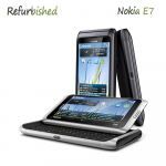 Refurbished Nokia Original Atrakintas Nokia E7 E-00 4.0&ldquo; 3G WIFI Mobile Phone Slider Phone Simple Set gray