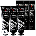 Paul Madison Black Ratcha Toothpaste with Charcoal, 110g, 9 pieces
