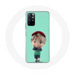 Coque pour Xiaomi Redmi Note 11s 5G BTS TinyTAN Animation Jimin