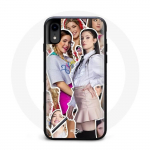 Coque Iphone XS Max Poursuis Tes R&ecirc;ves M&iacute;a C&aacute;ceres et Lupe Ach&aacute;val