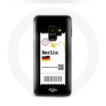 Coque pour Samsung Galaxy S9 Billet d'avion berlin