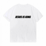 &bdquo;Jesus Is King&ldquo; mar&scaron;kinėliai, moteri&scaron;ki &bdquo;Casual God Is Good&ldquo; mar&scaron;kinėliai Moteri&scaron;ki, krik&scaron;čioni&scaron;ki drabužiai &bdquo;Tikėjimo&ldquo; mar&scaron;kinėliai Medvilniniai mar&scaron;kinėliai trumpomis rankovėmis L