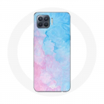 Coque pour Oppo A93 Fond bleu rose