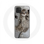 Coque Samsung Galaxy A03 chaton Bengal dormir