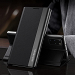 Magnetinis atverčiamas dėklas, skirtas Samsung S25 S24 S23 S22 Odinis knygos stovo dangtelis, skirtas Xiaomi 14 13 Redmi Note 12 11S 10S smūgiams atsparus dangtelis Samsung A34 5G juoda