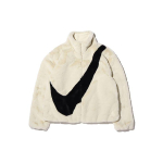 Nike Sportswear Swoosh Didelis Logotipas &Scaron;ilta Stovinti Apykaklė Stora Striukė Pavasariui Moteri&scaron;ka Striukė Balta CU6559-238 L white