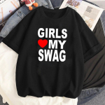 &bdquo;I Love My Girlfriend&ldquo; mar&scaron;kinėliai moterims, grafikos dizainerės Y2K mar&scaron;kinėliai merginai, manga, japoni&scaron;ki 2000-ųjų drabužiai, unisex L