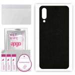 apgo Protective Skin Sticker for the back compatible with Xiaomi Mi 9 Explorer, Wrap Film, Foil, Vinyl - Pattern Matrix