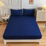 120/150/160/180/200/220 cm Vienspalvis Mink&scaron;tas Poliesteris Paklodė Elastinė Patalynė Čiužinio Užvalkalas Viengulės dvigulės lovos komplektas 120x200x30cm