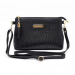 Mini pečių krep&scaron;ys moterims &bdquo;Tassel Designer Crossbody Sweet Messenger&ldquo; rankinės 20*14*5cm juoda