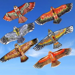 Lauko pramogos Sportas 1,1 m Skraidantis erelis Aitvaras Vaikų žaislas Naujovi&scaron;ki gyvūnų aitvarai