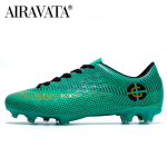 31&ndash;48 dydžio vyri&scaron;ki futbolo batai vaiki&scaron;ki sportiniai futbolo bateliai FG/TF žolės neslystantys treniruokliai, apkabos Futbolo futbolo sportbačiai, avalynė 31 auksas/žalia