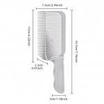 &bdquo;Barber Fade Combs&ldquo; plaukų kirpimo įrankis gradientinėms &scaron;ukuosenoms &scaron;ukuoti plok&scaron;čias plaukų kirpimo &scaron;ukos vyrams kar&scaron;čiui atsparus blukimo &scaron;epetys balta