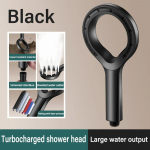 Žiedo formos auk&scaron;to slėgio du&scaron;o galvutė Vonios kambario stiprintuvas du&scaron;o galvutė nuo lietaus du&scaron;o galvutė kelionėms Vandenį taupantys vonios kambario priedai