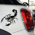 Puikus automobilio lipdukas, mielas personažas, auto lipdukas &bdquo;pasidaryk pats&ldquo;. balta
