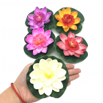 5 vnt. dirbtinis plūduriuojantis vanduo Eva Lotus gėlių tvenkinio dekoro rezervuaro augalo ornamentas 5pcs