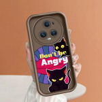 Mink&scaron;tas silikoninis kvadratinis kopėčių ra&scaron;to telefono dėklas, visi&scaron;kai dengiantis, apsaugantis kamerą nuo smūgių, guminis dėklas Huawei Honor Huawei P Smart 2021 juoda