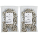 ŽEMĖS MALĖNĖ Baltojo &scaron;alavijo lapas (Lapai) 100 g (50g x 2) Valomasis smilkalų i&scaron;tepimas
